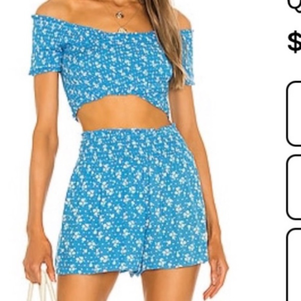 BCBGeneration Rayon Crinkle Floral Set